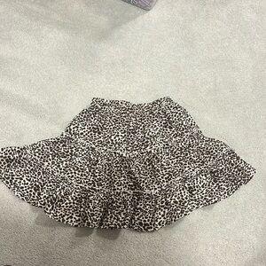 Leopard print skirt